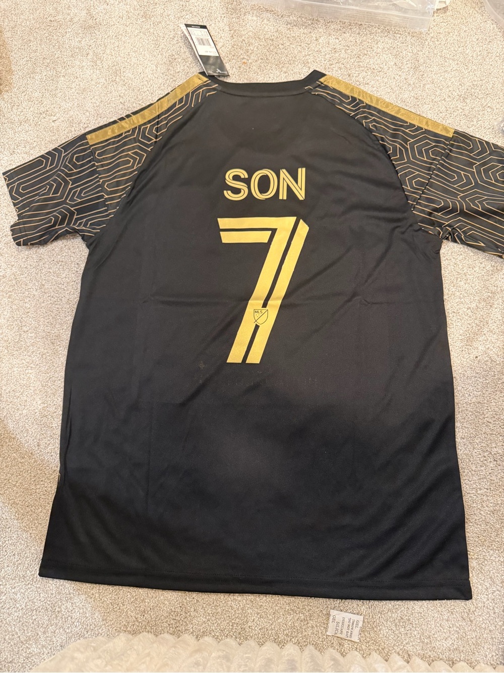 Adidas MLS LAFC slim fit Los Angeles #7 heung min son soccer jersey (size up)